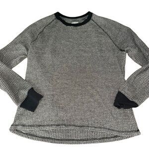 Women’s long sleeve warm, Old Navy, medium, black and white top